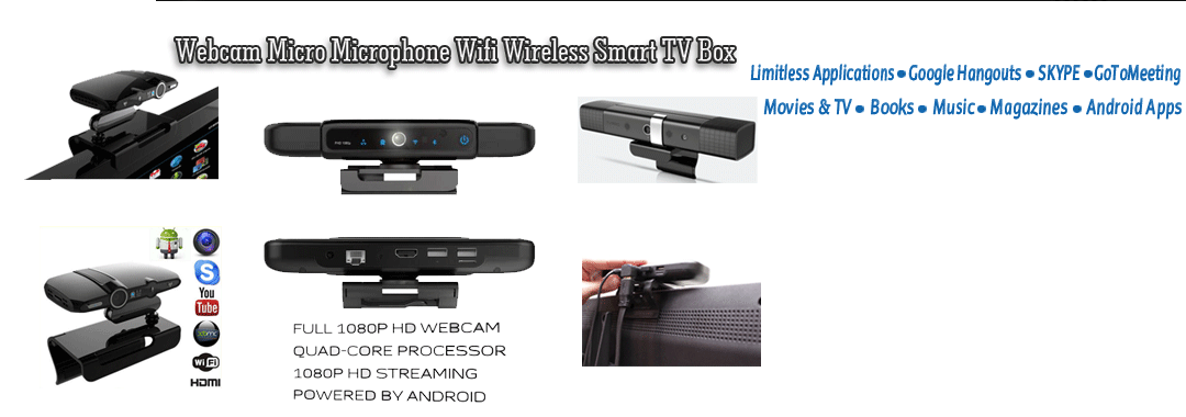 Webcam Micro Microphone Wifi Wireless Smart TV Box,High Quality smart tv box manufacuturers and suppliers